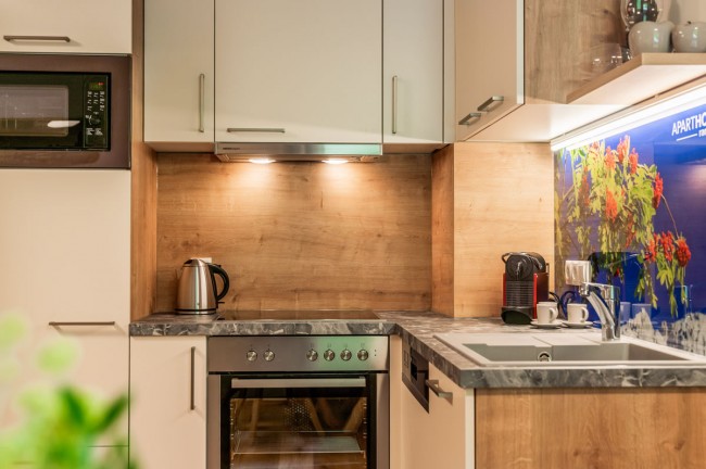 Eckkküche im Aparthotel Ramsau